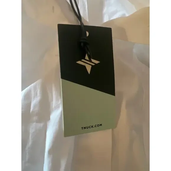 TUCKERNUCK White Cotton Poplin Callahan Shirt Dress NWT Size Large - Picture 11 of 12